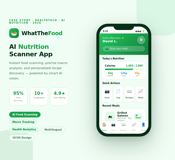 WhatTheFood nutrition tracker